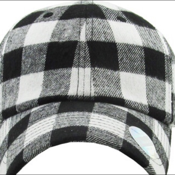 Distressed Vintage Hats Other - Casual Lumberjack Plaid Baseball cap